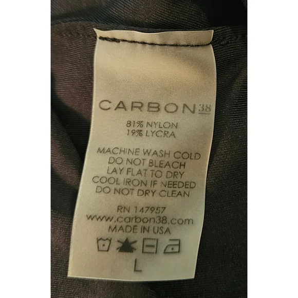 Carbon38 Classic Black Shapewear Bodysuit, L, NWOT✔️ - Picture 6 of 8